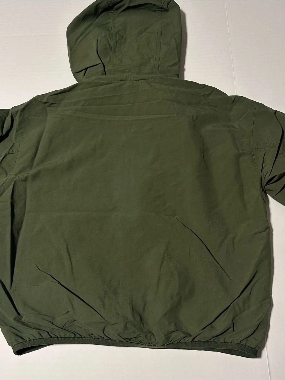 Uniqlo pocketable Olive Hooded Windbreaker Parka Jacket